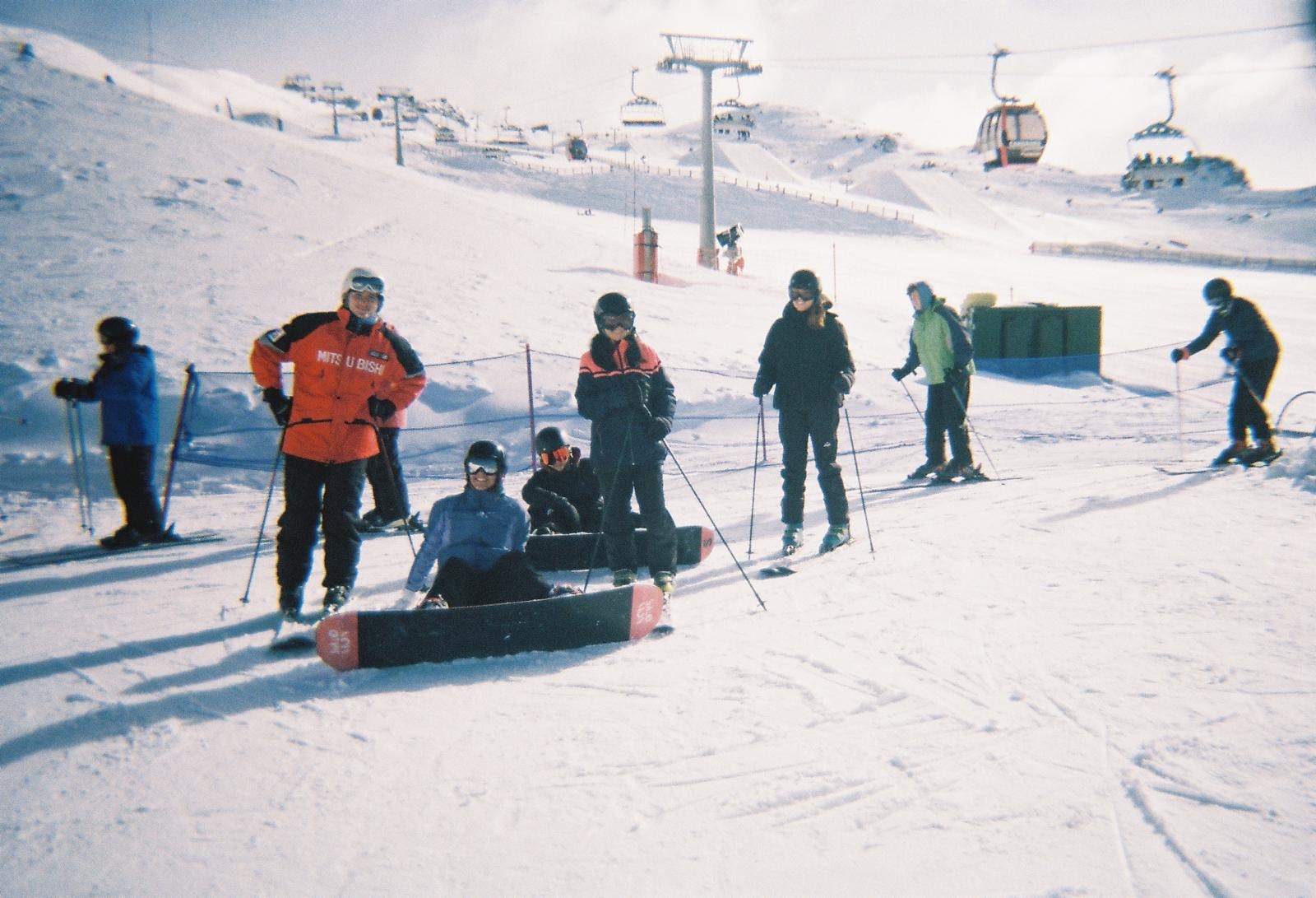 Students on Cardrona 
